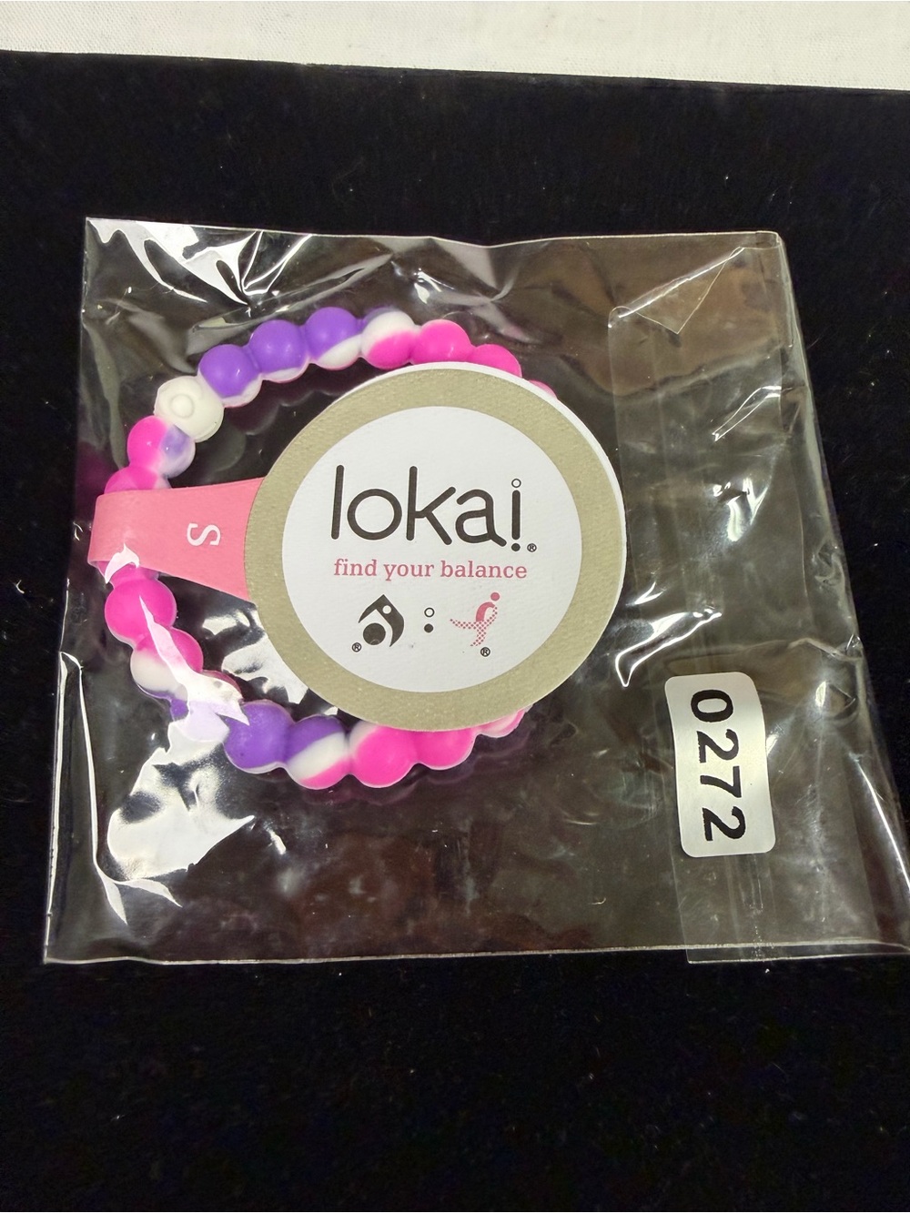 Lokai Kids Pink, Purple & White Balance Bracelet